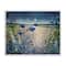Stupell Industries Moon over Blooming Flowers Framed Giclee Art